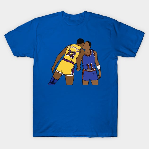 Magic Johnson And Isiah Thomas T-Shirt by rattraptees